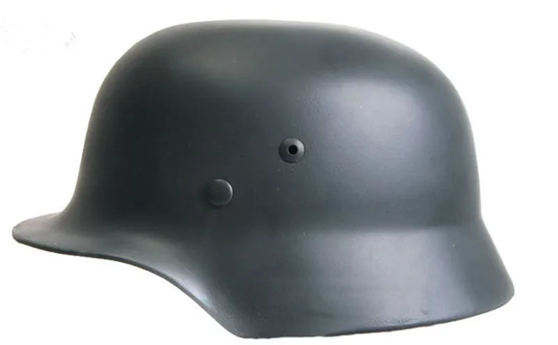 Немецкий M35 шлем Luftwaffe Стальной шлем черный тактический шлем страйкбол тактический шлем - Цвет: black
