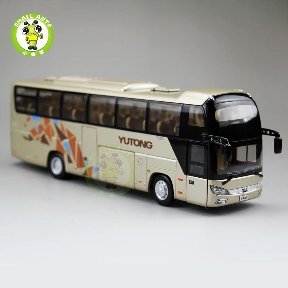 Модель автобуса YuTong ZK6118H модель из металла для литья под давлением автомобиля