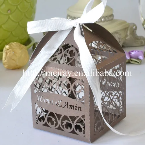 Персонализированная Коробка для конфет с гравировкой для свадебных приглашений, оптовая продажа индийских свадебных сувениров от AliExpress RU&CIS NEW
