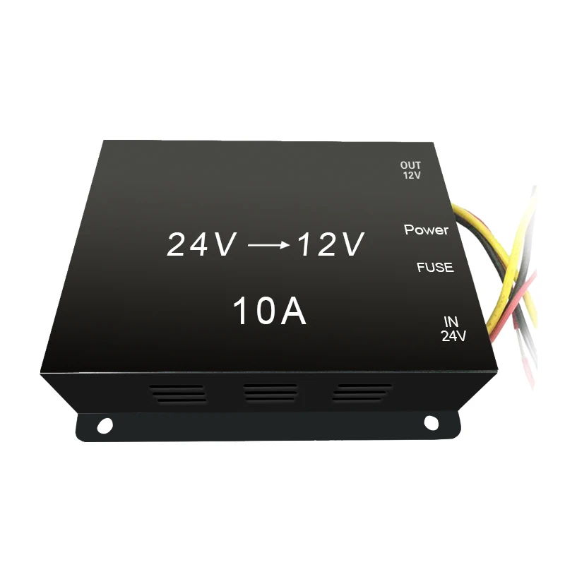10A 140W одиночный выход 24v dc до 12v dc srep вниз конвертер автомобиля с использованием