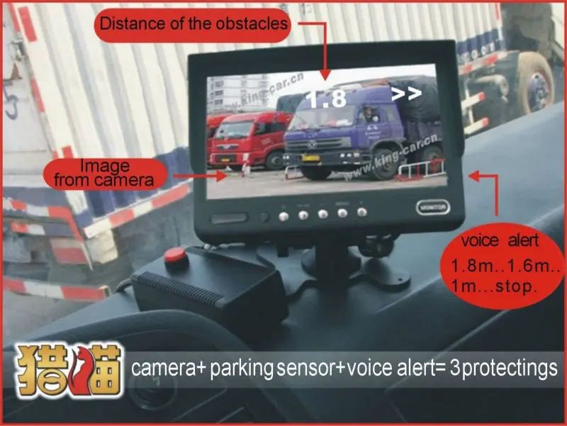 24v система датчика парковки грузовика 8 датчиков комплект камеры обнаружения