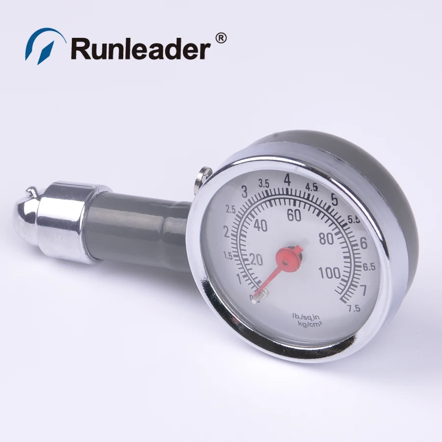 Runleader велосипед автомобиль багажник колеса циферблат шин Калибр метр точность давления шины измерения металла