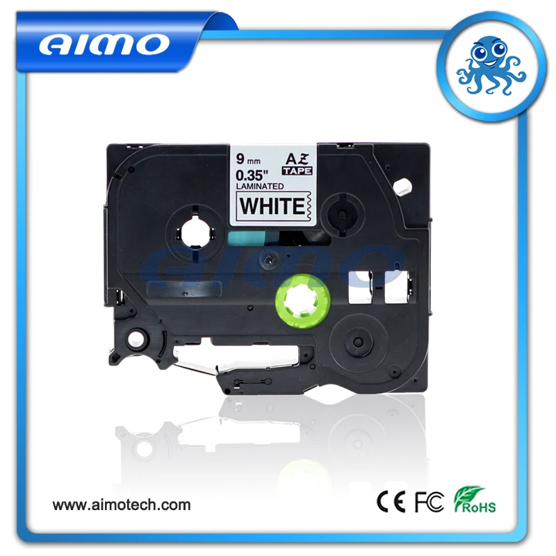 Лента для этикеток TZe221 TZe 221 черная белая 9 мм 1 упаковка|label tape|tze 221tze tape |