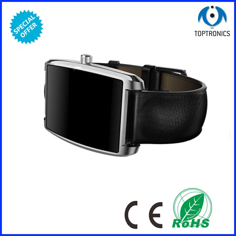 2016 водонепроницаемые Смарт часы с сенсорным экраном и изогнутой поверхностью