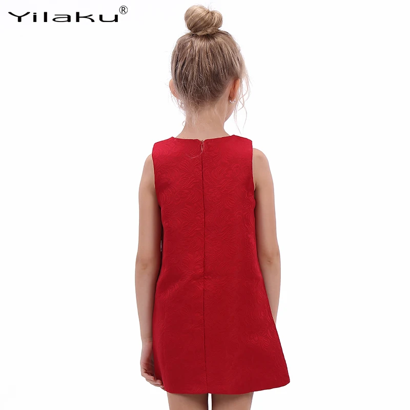 Рождественские платья для девочек Платье принцессы трапециевидной формы с