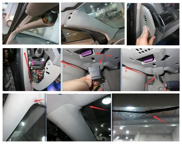 PLUSOBD Автомобильный видеорегистратор Dashcam DVR Audi A4 A5 A6 A7 Q5 A8 Q7 Q5 DVR Max 32G Micro SD карта без экрана с датчиком влажности слот