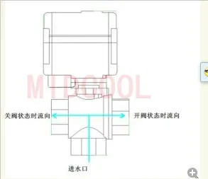 CWX-60P латунный моторизованный шаровой клапан 1/2 дюйма DN15 микро-электрический 5 в