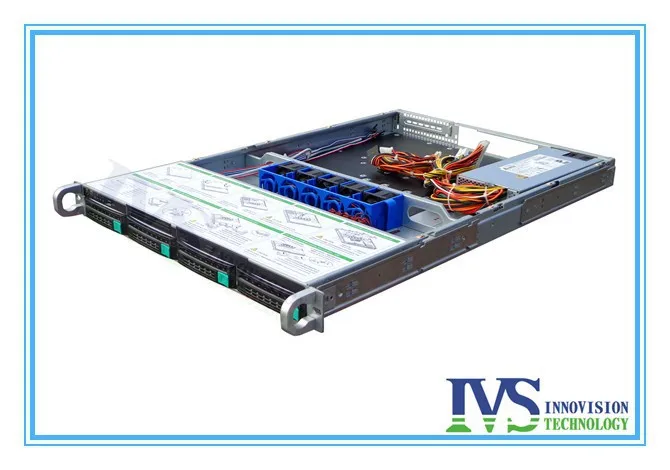 Огромный накопитель с горячей заменой R16504N с 4 отсеками с mini-sas backpland с горячей подключением 1U стоечный чехол для сервера для NVR и т. Д