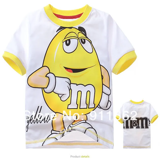 Спортивные Футболки для детей с изображением M&M's