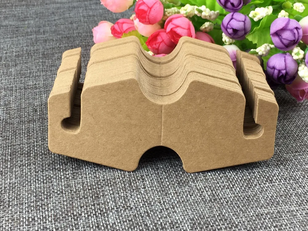 Новое поступление 12*5 см 200 шт./лот крафт-бумага для ювелирных изделий креативный