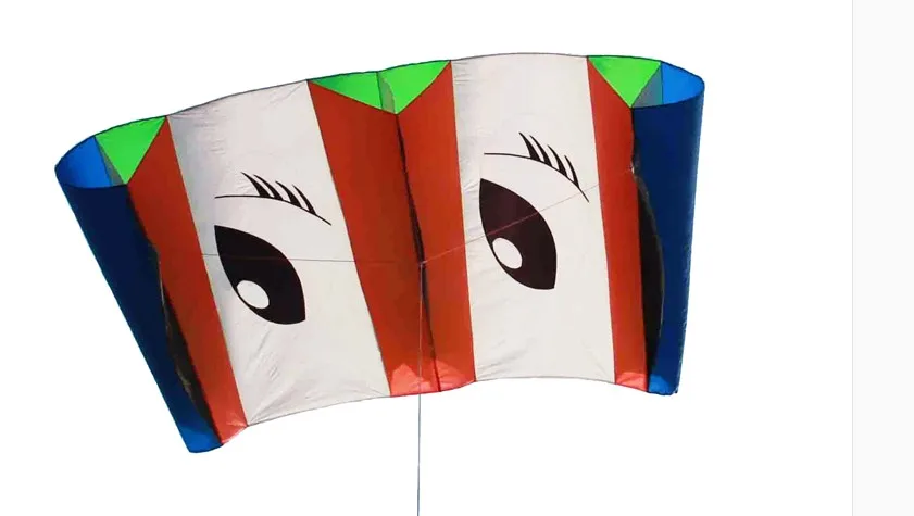 Большой светодиодный воздушный змей летающий металлический нейлоновый Пипа