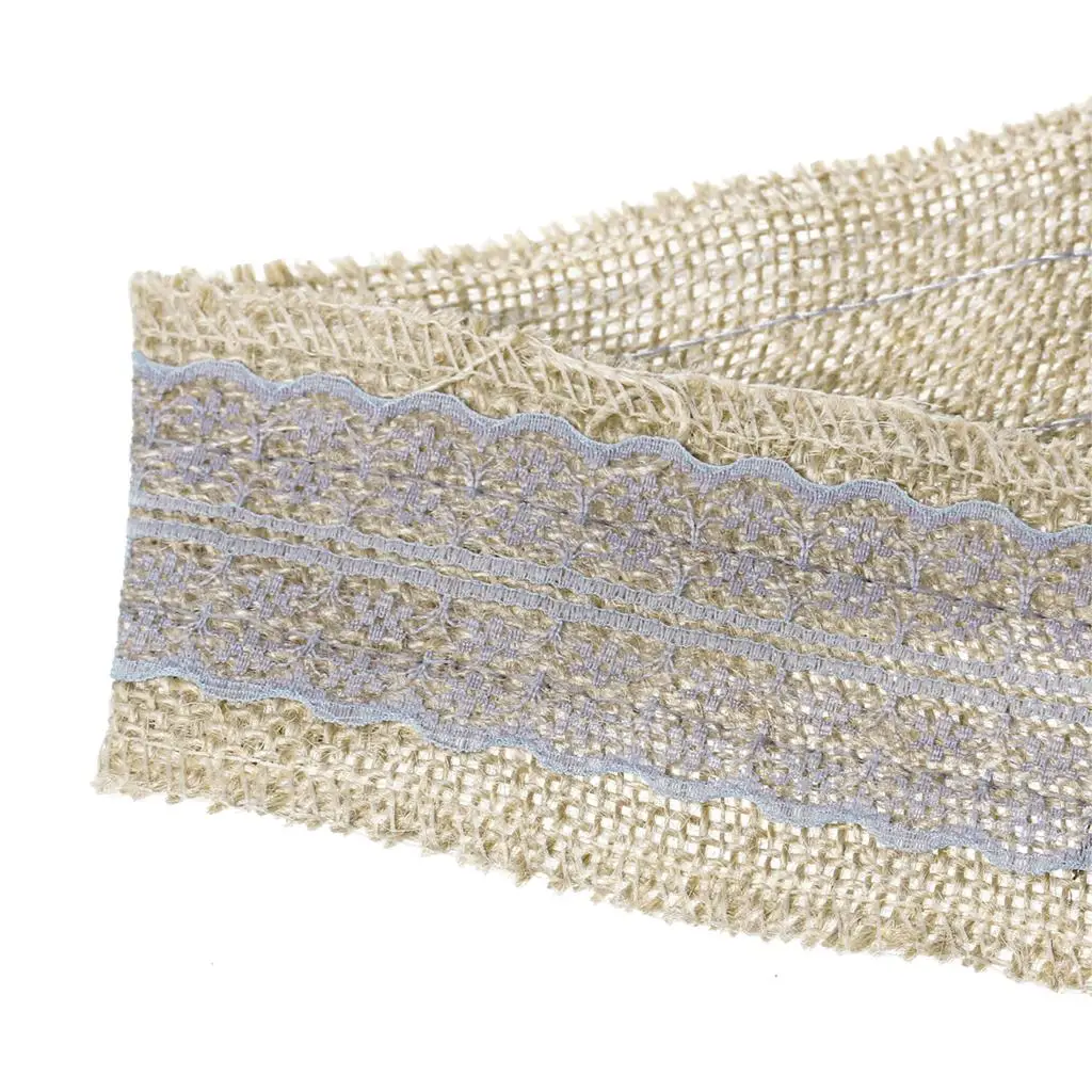 Натуральная джутовая винтажная Мешковина Hessian Ribbon деревенский свадебный пояс на