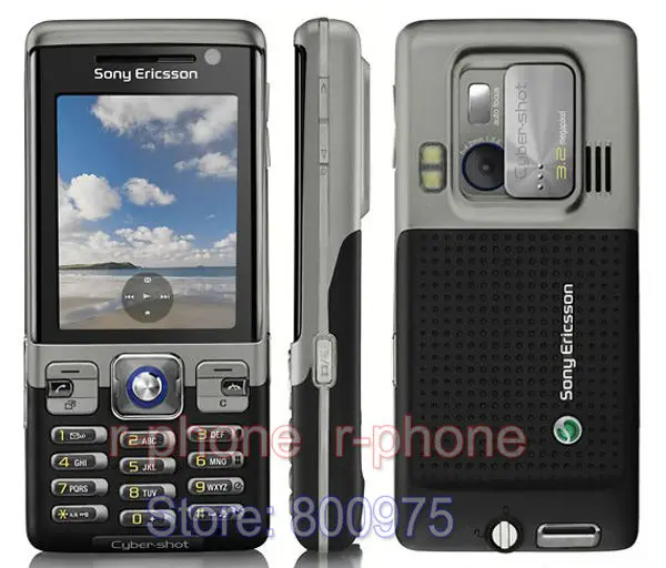 Отремонтированный мобильный телефон sony Ericsson C702 3g gps 3.15MP разблокирован один год гарантии