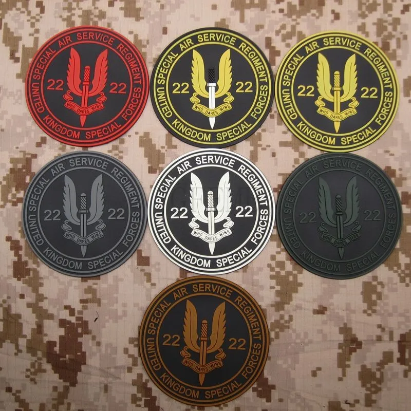 Зеленый Великобритании специальный воздушный сервис S.A.S кто осмелится выиграть тактику боевой дух 3D ПВХ патч PB1119