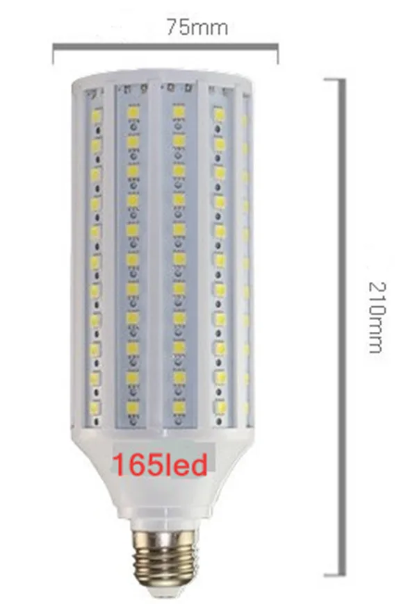 Светодиодный светильник-кукуруза 5050 SMD 25 Вт 132 светодиодный светильник E27 360 градусов высокая мощность теплый белый