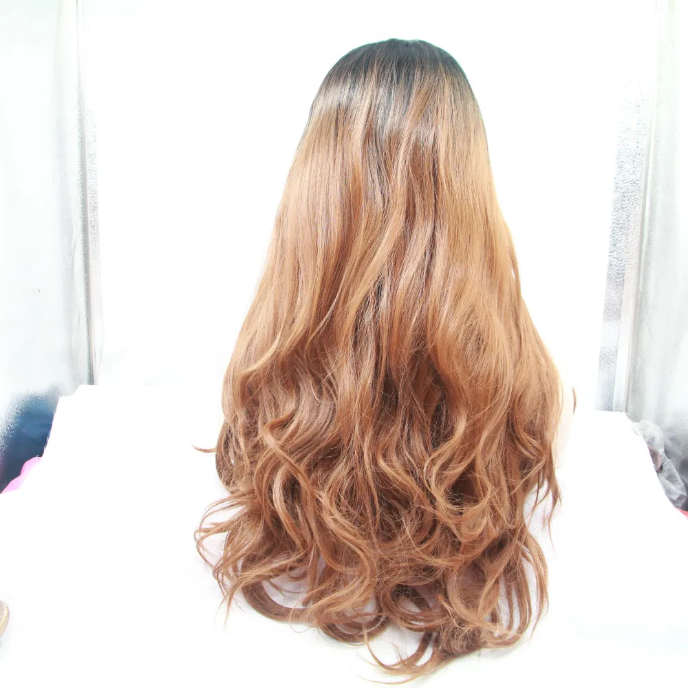 Высокое качество жаропрочных нежный новые мода дамы фигурные парики с фронта