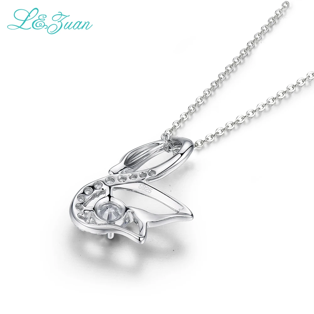 I & zuan Стерлинговое Серебро прекрасное ювелирное ожерелье 1.1ct Лебедь трендовая