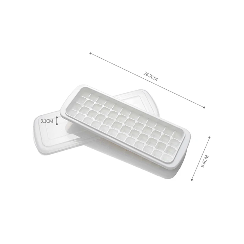 Белые лотки для льда с крышками 12 или 48 кубиков поддоны формы |