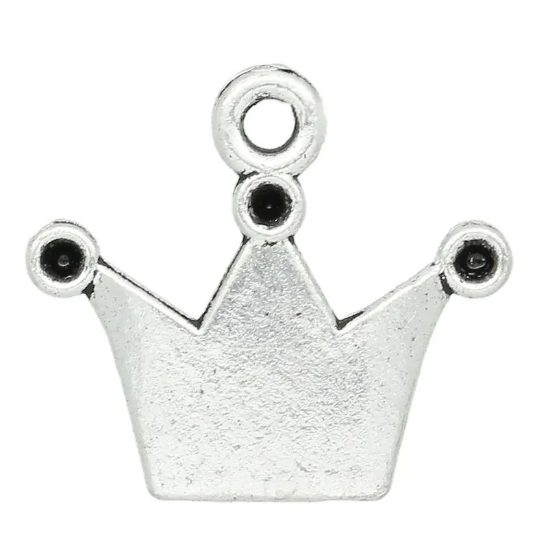 50 шт. подвески и в виде короны со стразами мужские для ювелирных изделий 19x17