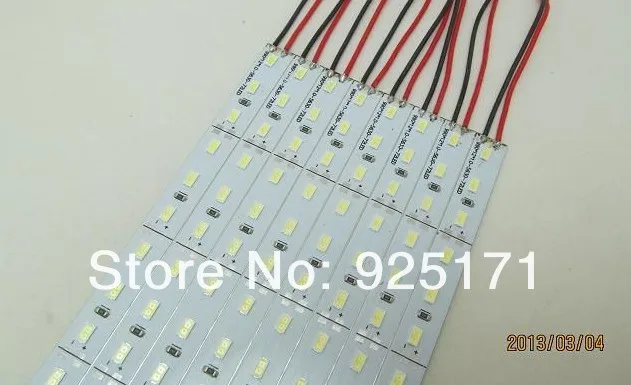 10 шт.* 1 м 5730 Бар 18 Вт 12 В 55 люмен/LED Жесткий Газа Бар свет 72leds+ UV алюминиевый сплав+ CPAM крышка