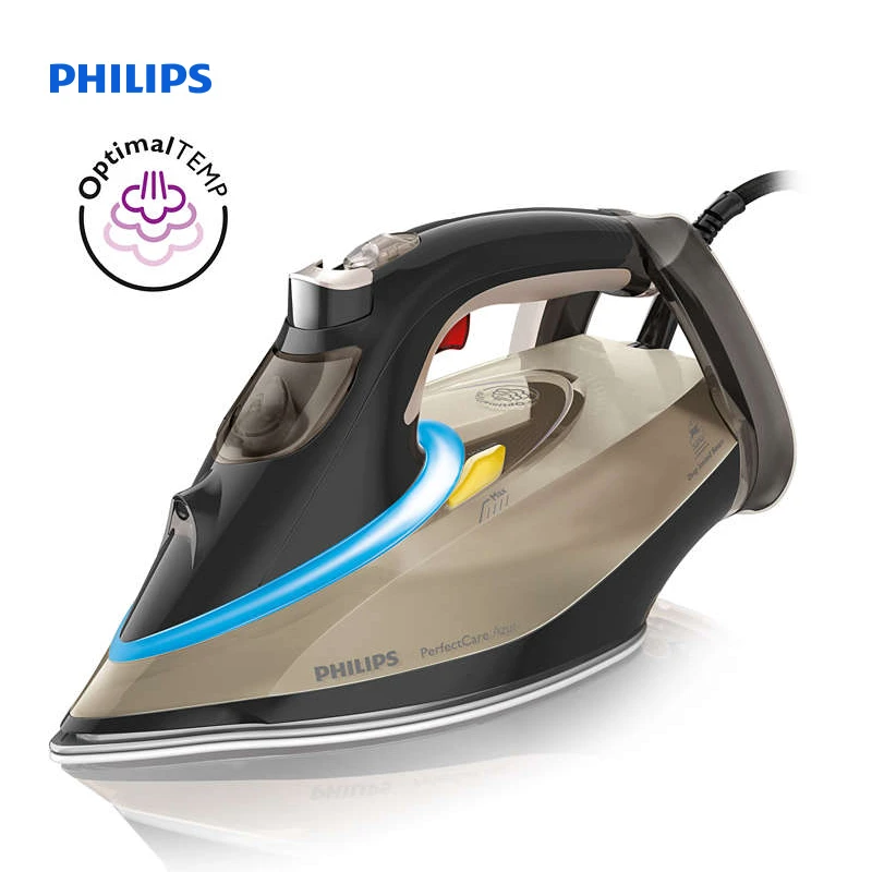 Philips PerfectCare Azur Паровой утюг с технологией OptimalTemp и подошвой T-ionicGlide Пар 50 г/мин