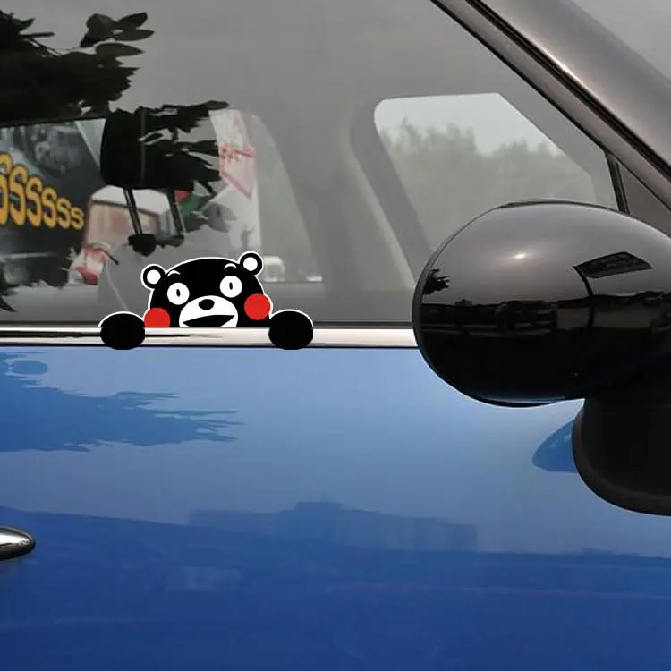 1 шт. 19*7 см граффити милые стикеры на автомобиль медведь Kumamon Светоотражающая
