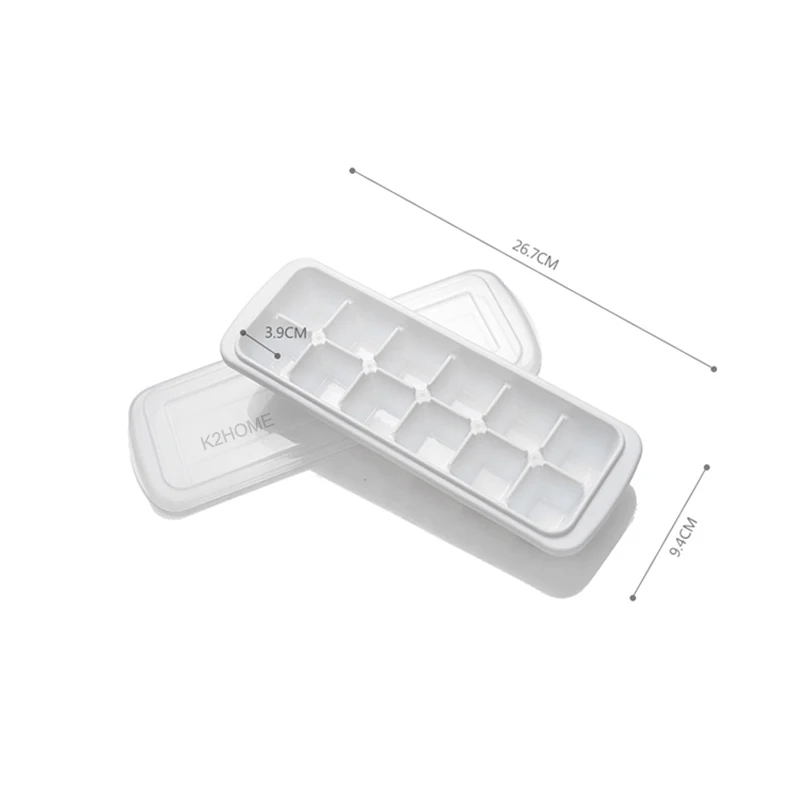 Белые лотки для льда с крышками 12 или 48 кубиков поддоны формы |