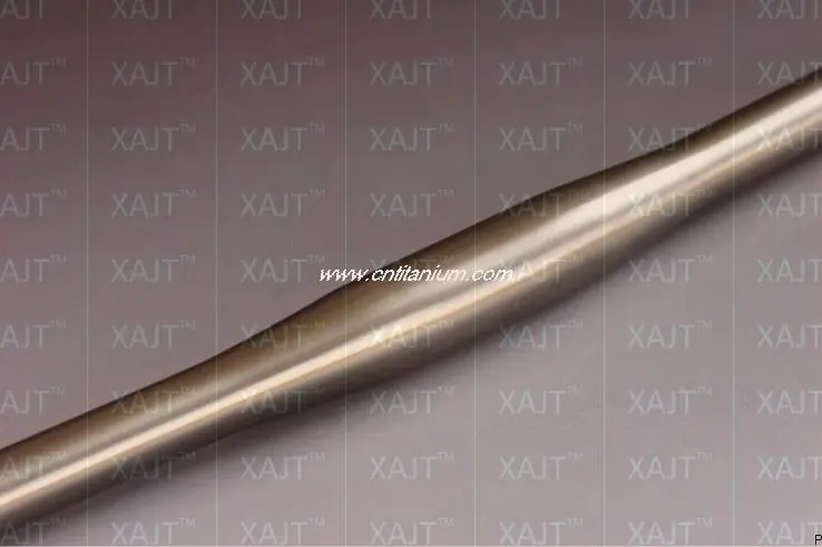 Титановый руль для велосипеда 3Al/2,5 V 25,4 мм/31,8 мм* 580 мм-600 мм с глянцевой отделкой