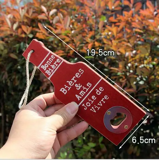 Творческий деревянный открывалка для бутылок пива Ресторан кокса бутылка Отель