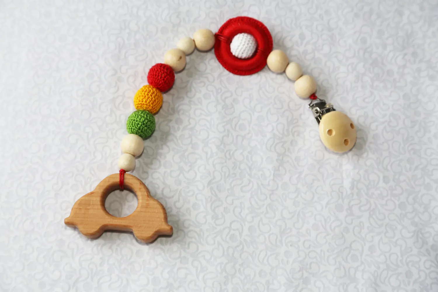 10 шт. КИТ ручной работы натуральный новорожденный прорезыватель из буковой