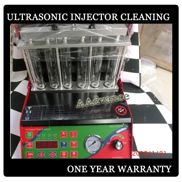 6 цилиндровая версия тестирования топливного инжектора и ультразвуковой