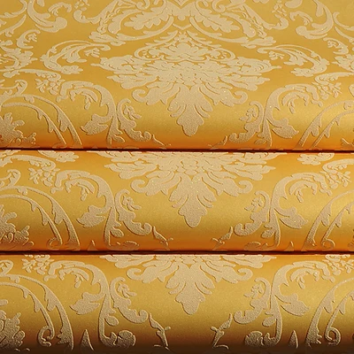 Винтажные классические бежевые современные Дамасские обои из нетканого