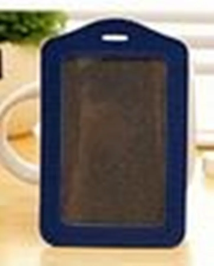 Именные карточки для бейджиков визитница PU porte carte чехол с нейлоновой nack компании офисная поставка 13 цветов ACH202A - Цвет: DEEP BLUE