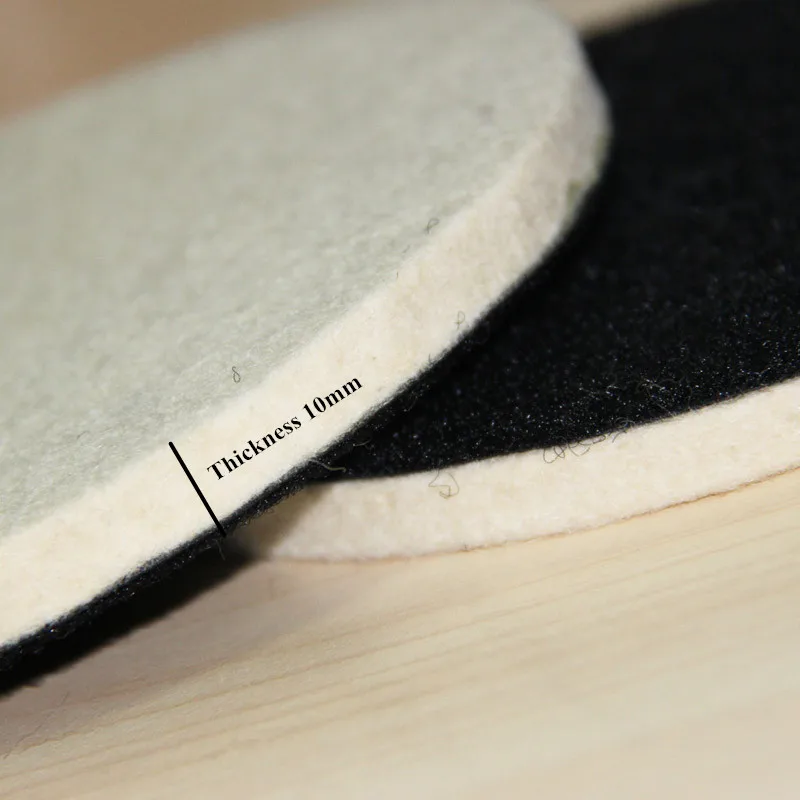 1 шт. 7 &quot7 дюймов 180 мм тонкая зубчатая шерсть полировка полировки колодки для