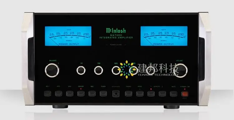 Классический McIntosh рисунок Голубое озеро аудио усилитель мощности VU метр дБ заголовок уровня