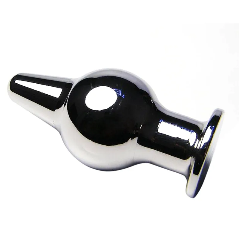 Стальные анальные пробки металлические маленькие с одним шаром твердые бусины