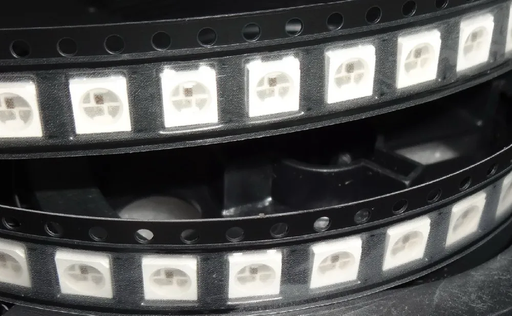 100 шт. WS2812B; 4pin; 5050 SMD RGB светодиодный со встроенным WS2811 IC внутри