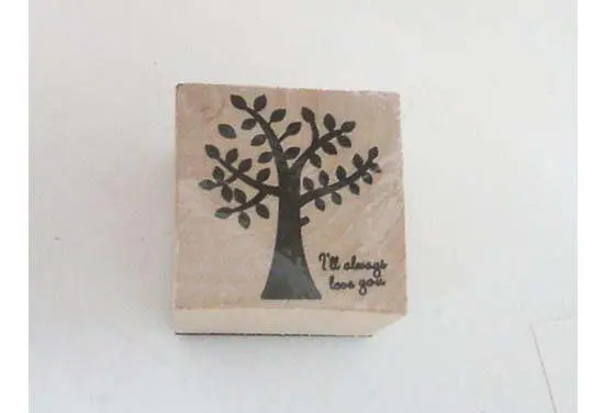 15 шт./кор. прекрасный девушка и дерево деревянный набор штампов DIY zakka марки kawaii канцелярские принадлежности(ss-1508
