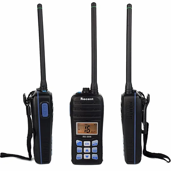 5 Вт/1 Вт VHF Walkie Talkie RS 35M IP67 Водонепроницаемый морской радио ЖК дисплей поплавок