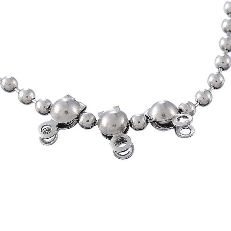 Аксессуары для ювелирных изделий LASPERAL 50 шт. пряжки из нержавеющей стали