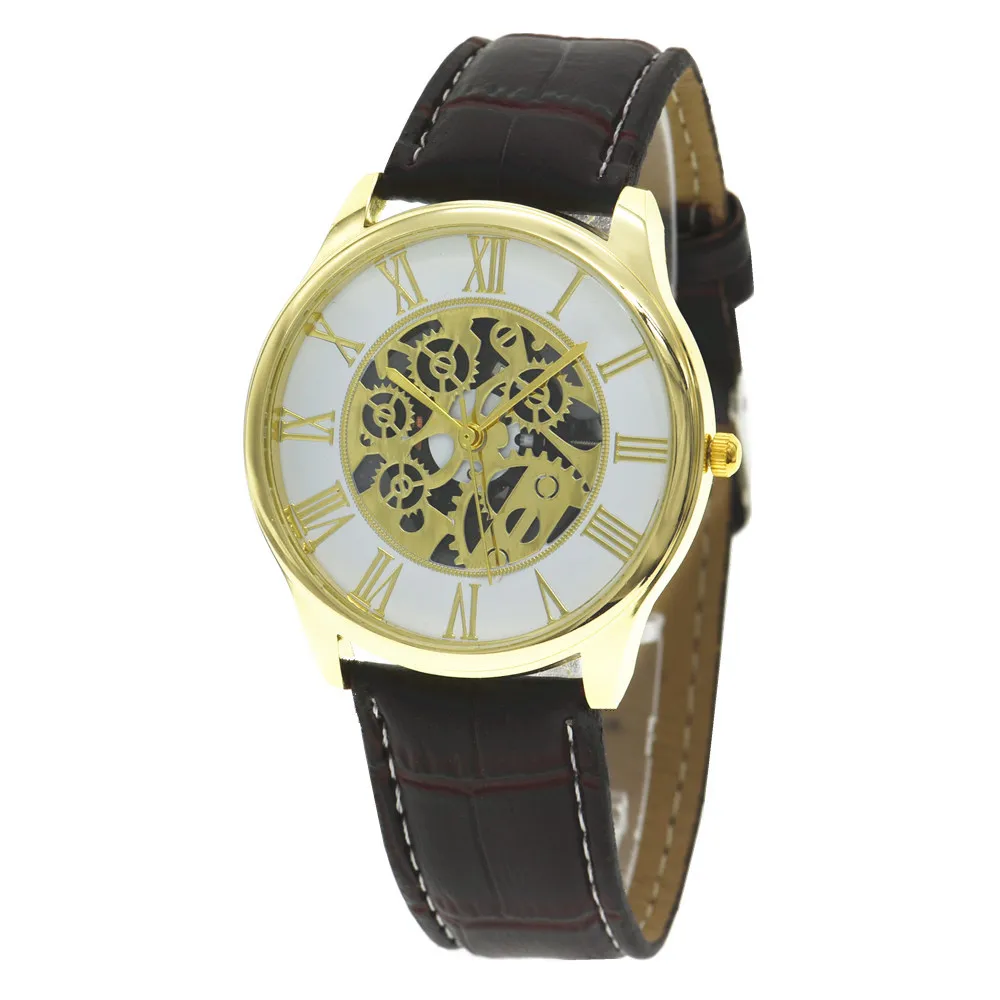 Оптовая продажа модные мужские спортивные часы военные повседневные золотые