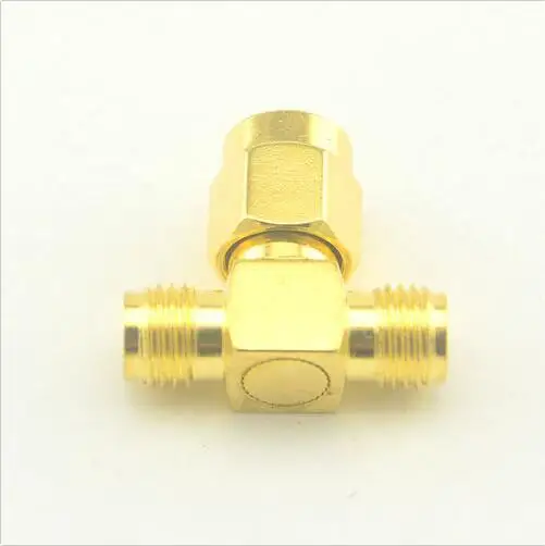 2 Pieces SMA Adapter RP Plug Male to Jack Female 3 Way Connector | Обустройство дома