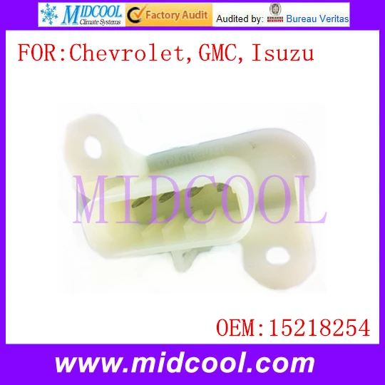 Новый A/C вентилятора отопителя резистор мотора использовать OE NO. 15218254 для Chevrolet