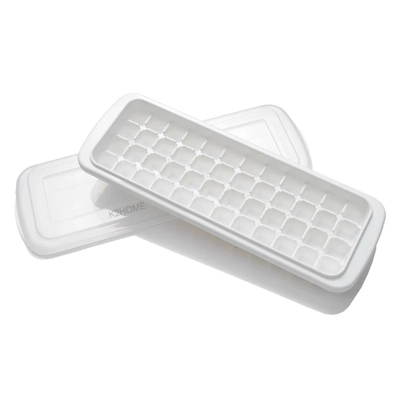 Белые лотки для льда с крышками 12 или 48 кубиков поддоны формы |