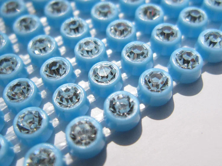 SS8 Plastic Crystal Rhinestone Banding Jewellery Making Accessories 10Yards/lot Crystal Rhinestone Banding Trim AM TAIDIAN