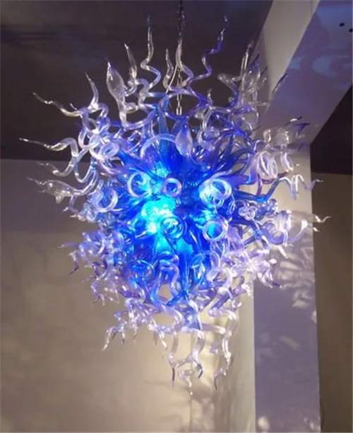 

Well Designed Energy Saving LED Crystal Blown Glass Round Chandelier