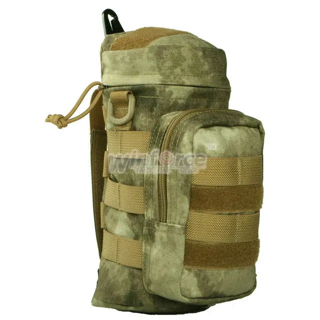 Ремень для тактического снаряжения WINFORCE/WU-15 держатель для бутылок MOLLE/ CORDURA/гарантированное качество военный и Открытый Универсальный мешочек