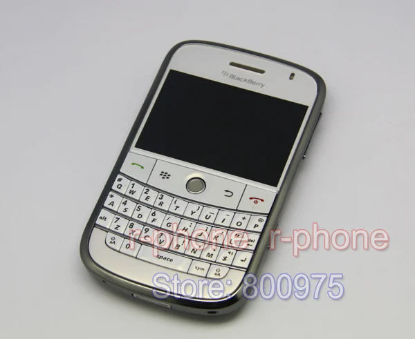 Отремонтированный 9000 мобильный телефон Blackberry 9000 Bold мобильный телефон разблокирован 3g gps Wi-Fi Bluetooth и один год гарантии