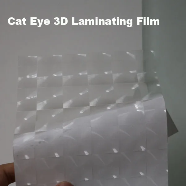 A4 размер солнцезащитные очки "кошачий глаз" 3d текстура холодной плёнка ПВХ для ламинирования листов