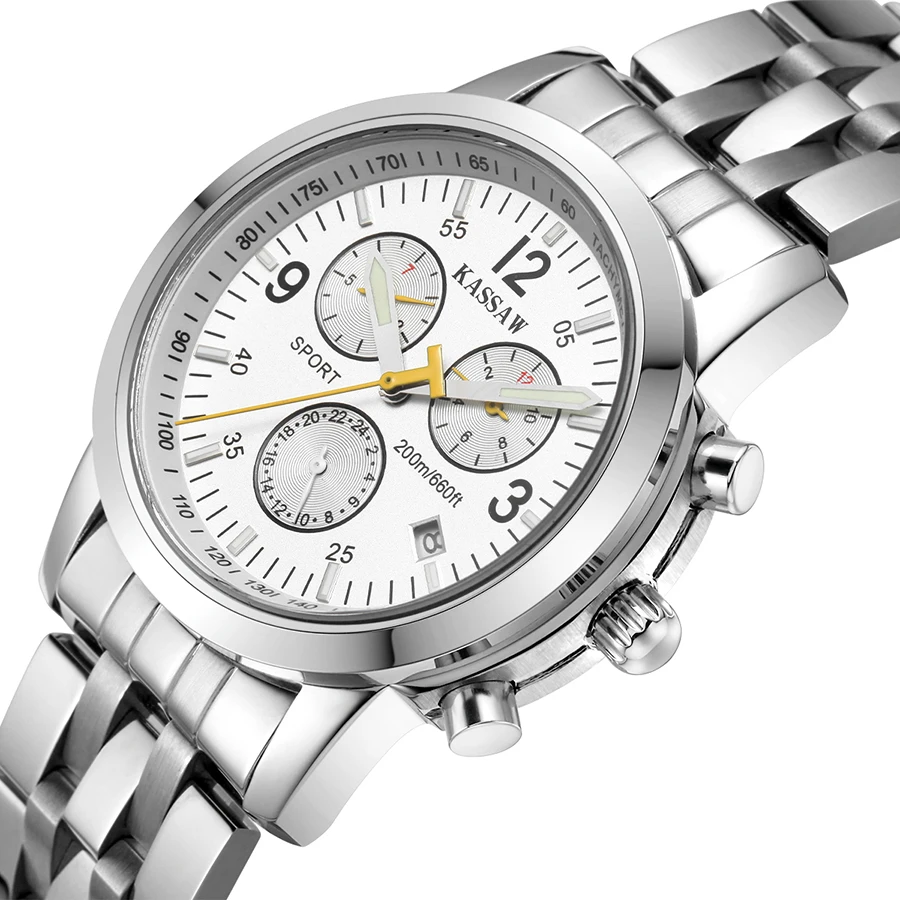 2016 kasswa automatic man watch wristwatches fashion dress usual gentelman lady killer business classic multifunction luminous | Наручные